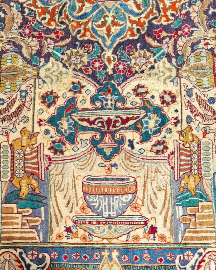 Begging-Bowl-Motif-in-Kashmar-Persian-Carpets