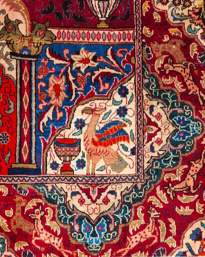 Begging-Bowl-Motif-in-Kashmar-Persian-Carpets