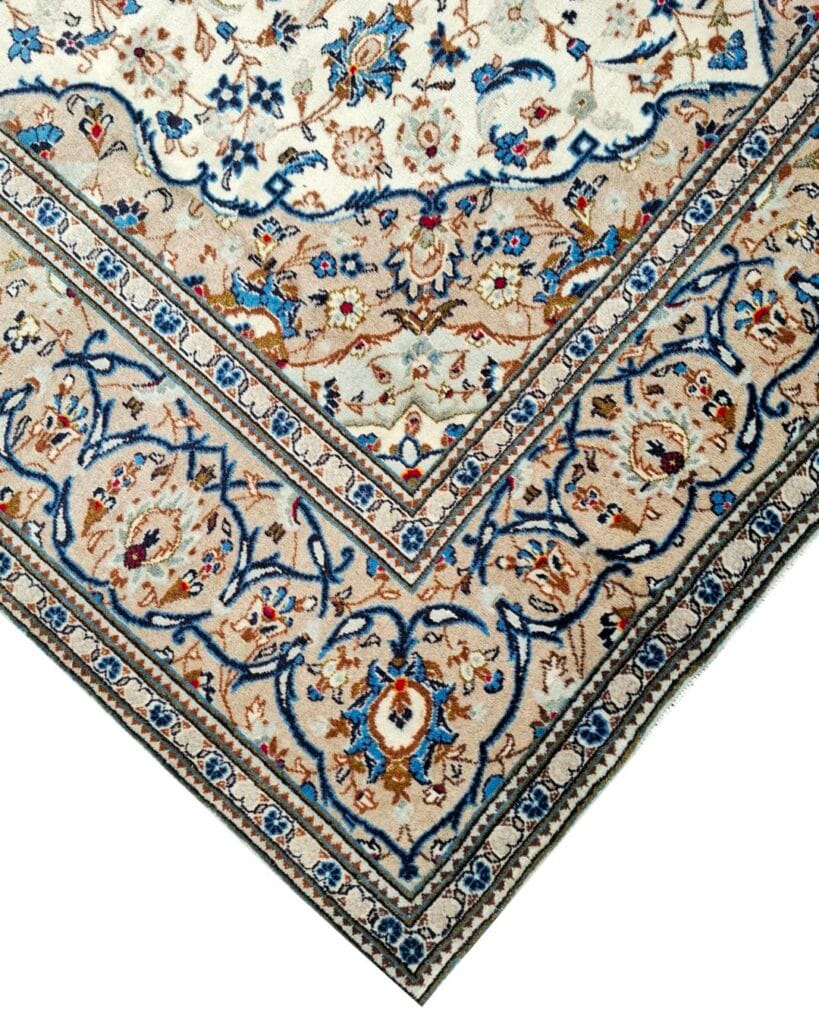 1096-Preloved-Mianfarsh-3.5-x-2.5-Handknotted-Ardakan-carpet-in-Cream